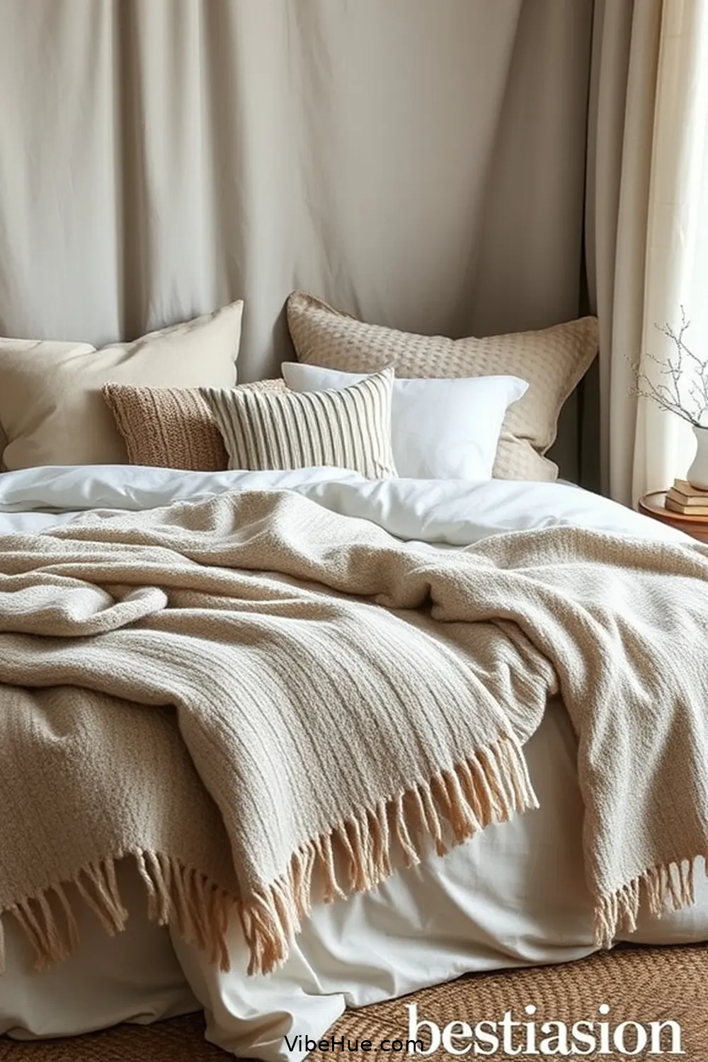 22 Essential Tips for a Minimalist Style Winter Bedroom 3 Choose Layered Textures for 22 Essential Tips for a Minimalist Style Winter Bedroom