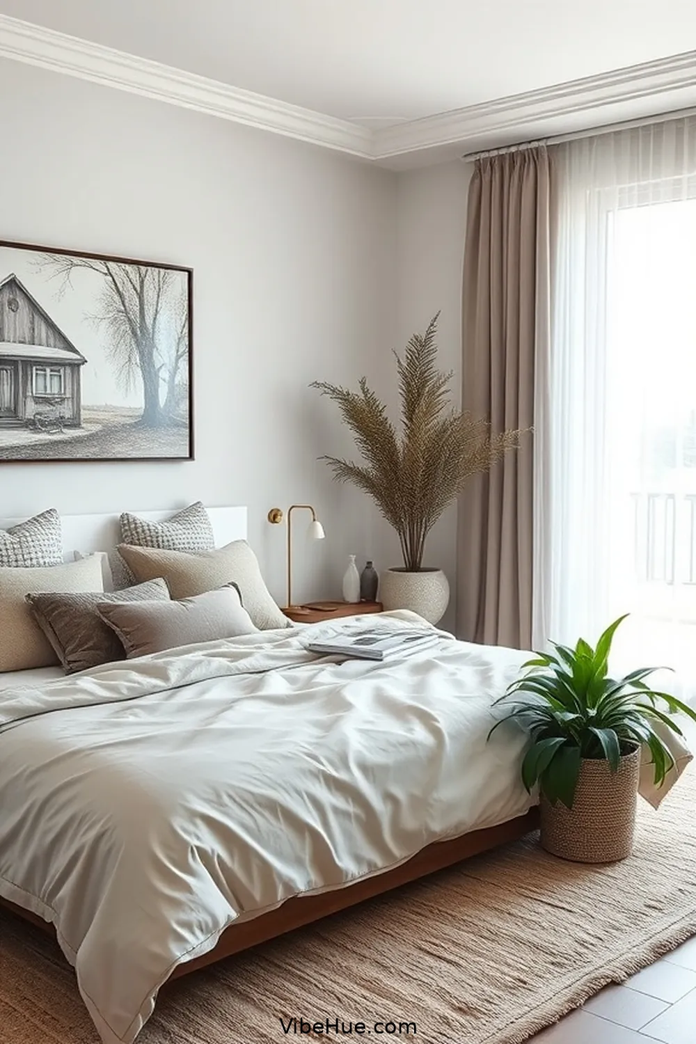 22 Essential Tips for a Minimalist Style Winter Bedroom 15 Introduce Indoor Plants for 22 Essential Tips for a Minimalist Style Winter Bedroom