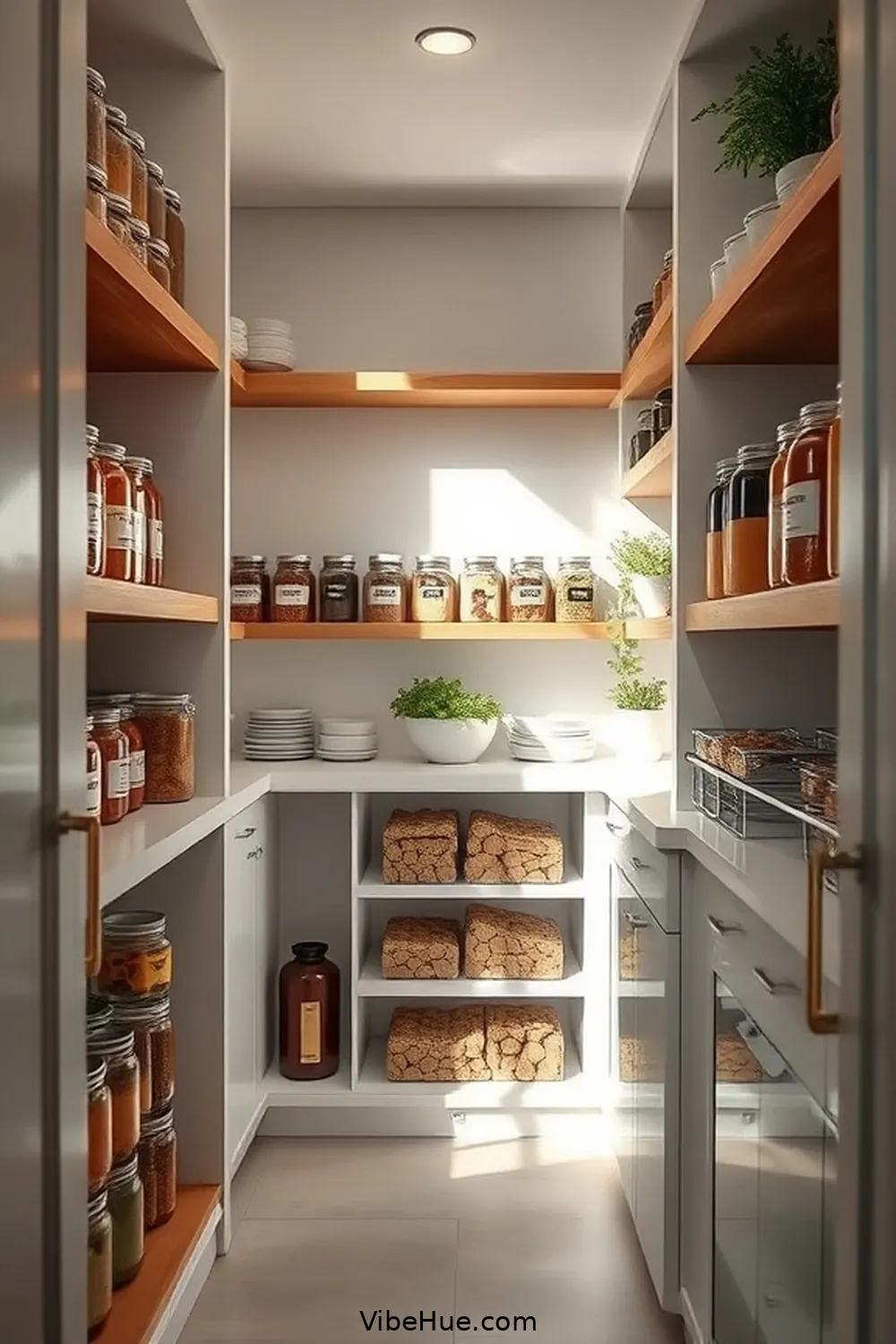 22 Key Elements of a Minimalist Style Winter Kitchen 13 Well-Organized Pantry for 22 Key Elements of a Minimalist Style Winter Kitchen