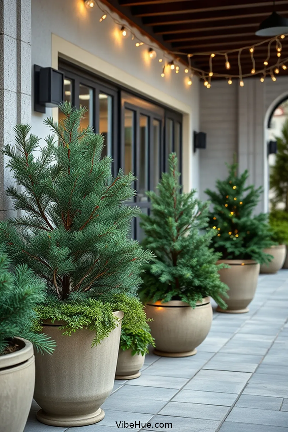 Decorate With Seasonal Greenery for 22 Minimalist Decor Ideas for Holiday Outdoor Patio Style