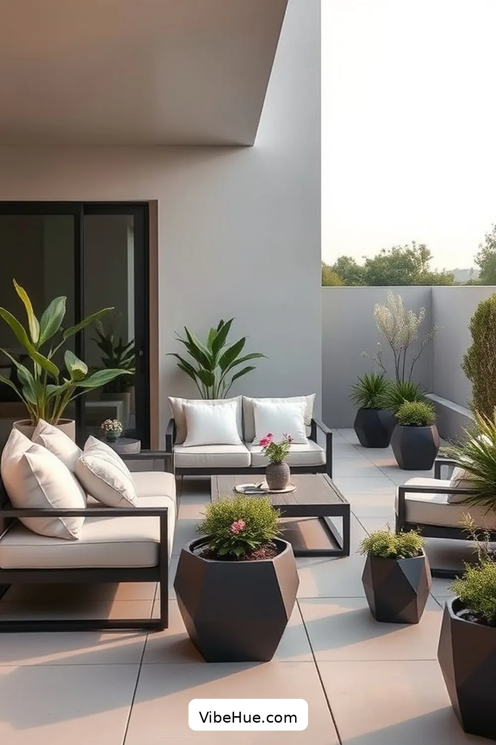 Select Sleek, Modern Furniture for 22 Minimalist Decor Ideas for Holiday Outdoor Patio Style