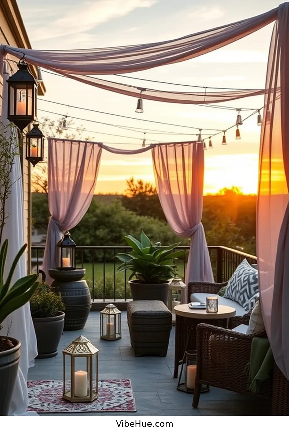 Use Lightweight, Portable Decor for 22 Minimalist Decor Ideas for Holiday Outdoor Patio Style
