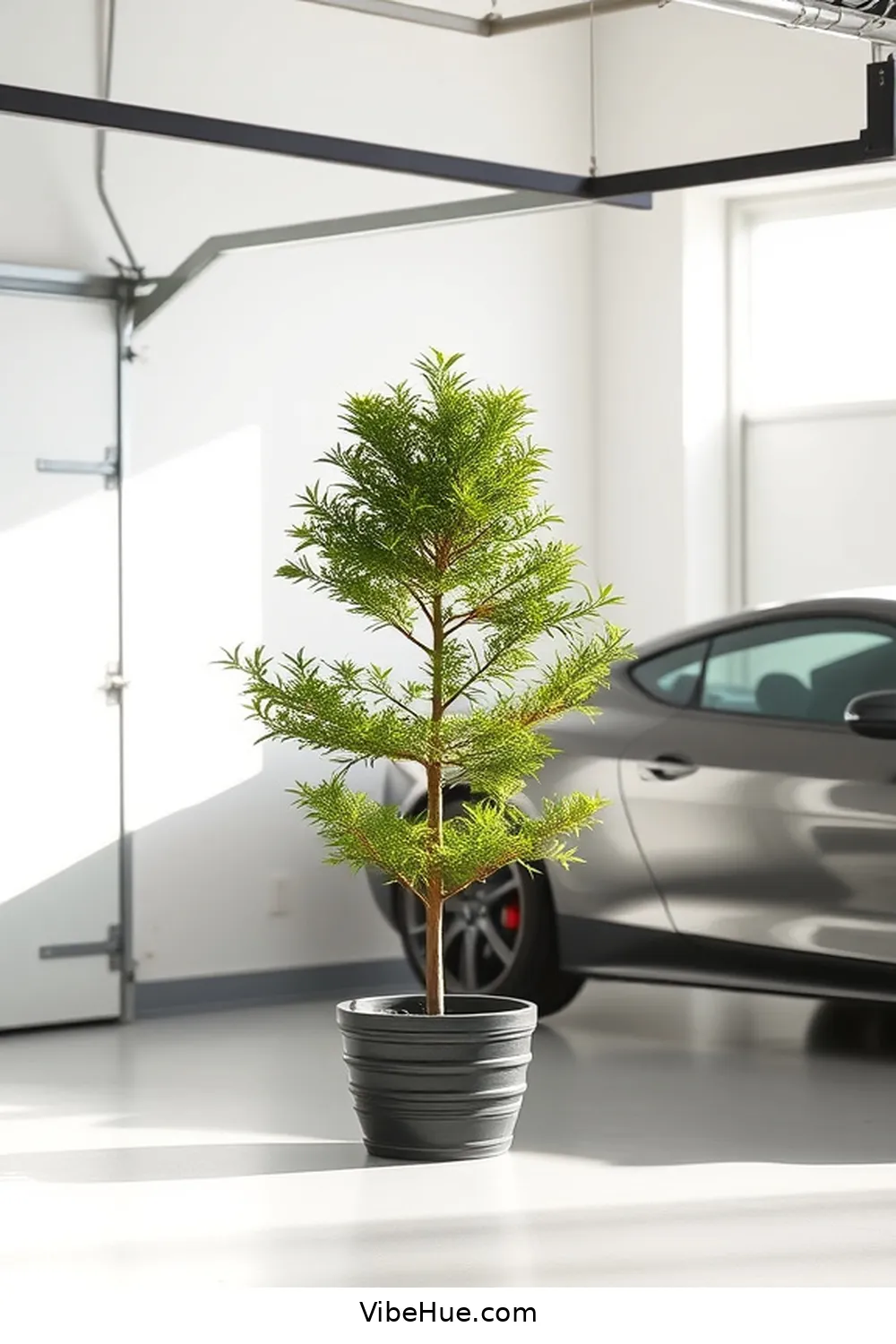 22 Minimalist Style Ideas for a Holiday Garage 20 Add a Small Indoor Tree for 22 Minimalist Style Ideas for a Holiday Garage