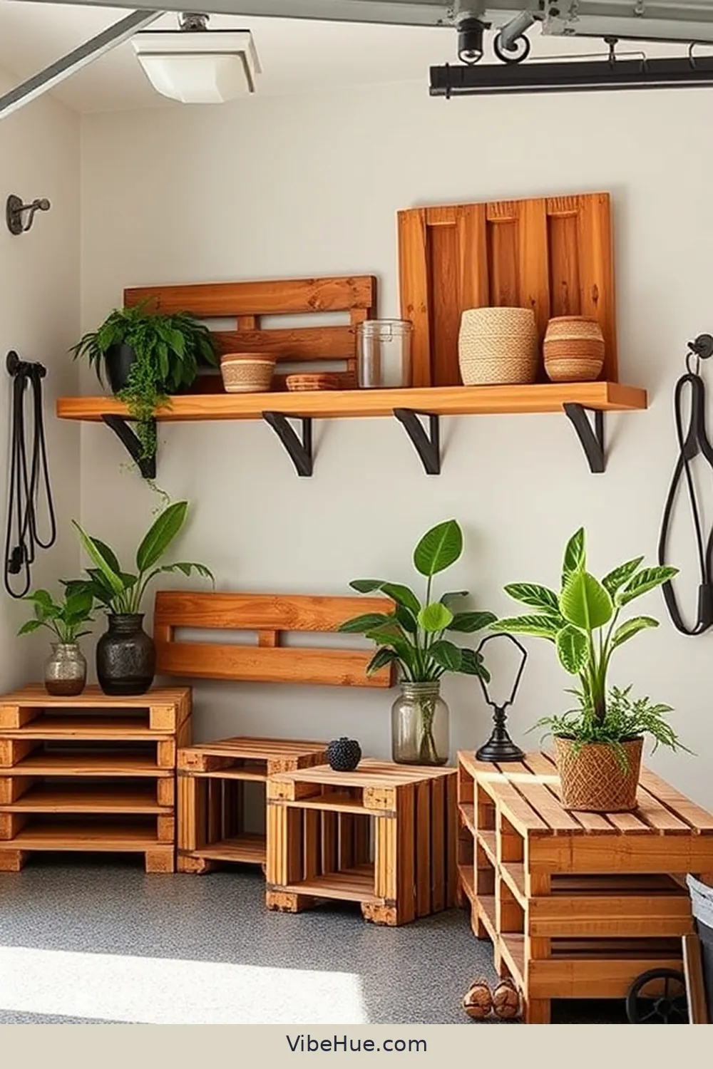 22 Minimalist Style Ideas for a Holiday Garage 15 Repurpose Items for Decor for 22 Minimalist Style Ideas for a Holiday Garage