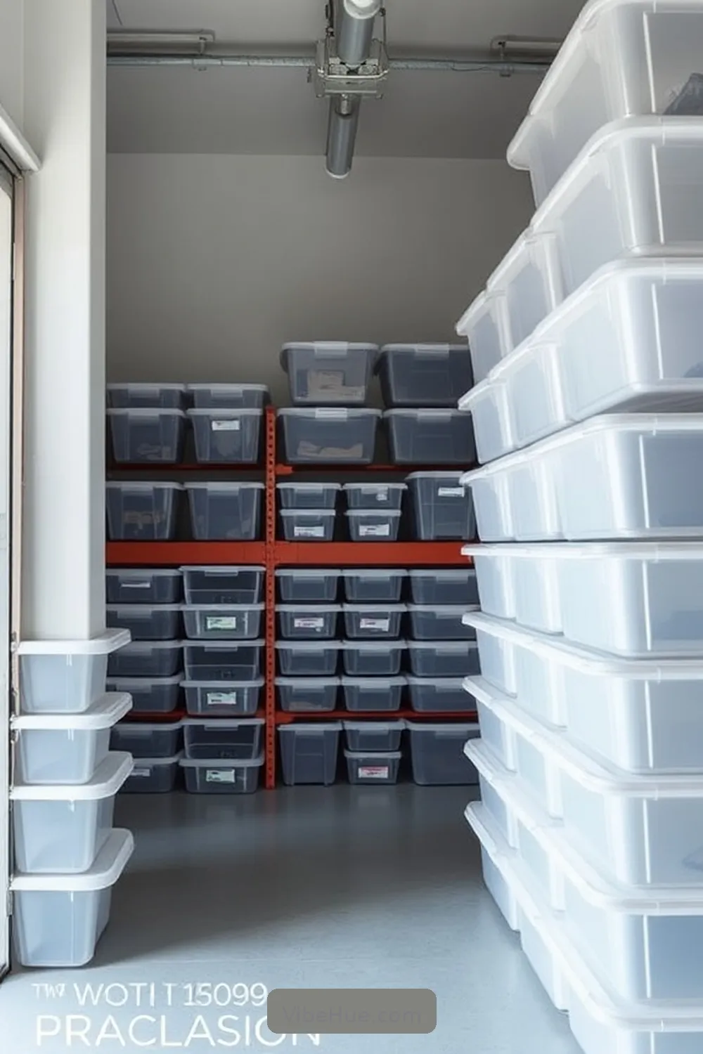 22 Minimalist Style Ideas for a Holiday Garage 3 Use Clear Storage Bins for 22 Minimalist Style Ideas for a Holiday Garage