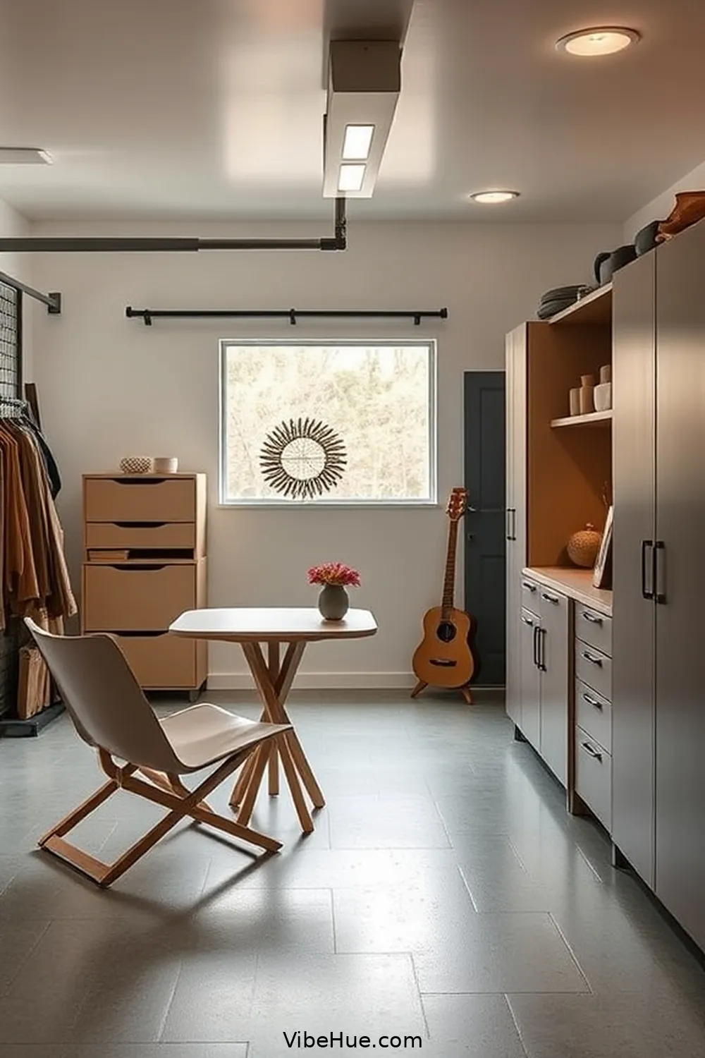 22 Minimalist Style Ideas for a Holiday Garage 12 Utilize Foldable Furniture for 22 Minimalist Style Ideas for a Holiday Garage