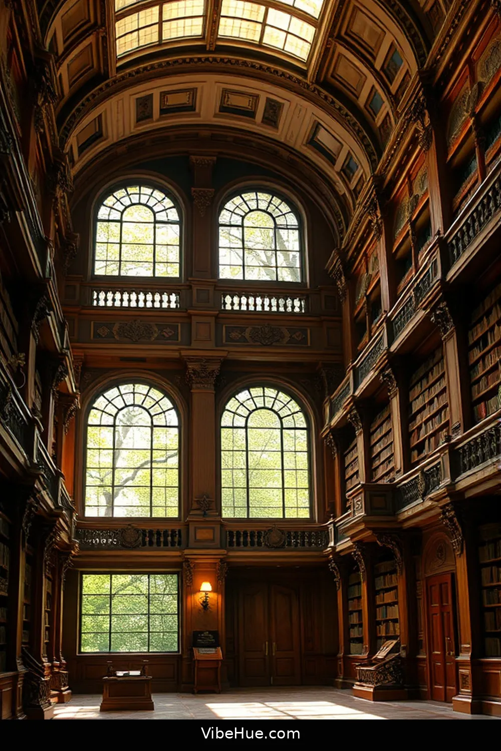 22 Stunning Spring Libraries in Traditional Style 22 The George Peabody Library, Baltimore for 22 Stunning Spring Libraries in Traditional Style