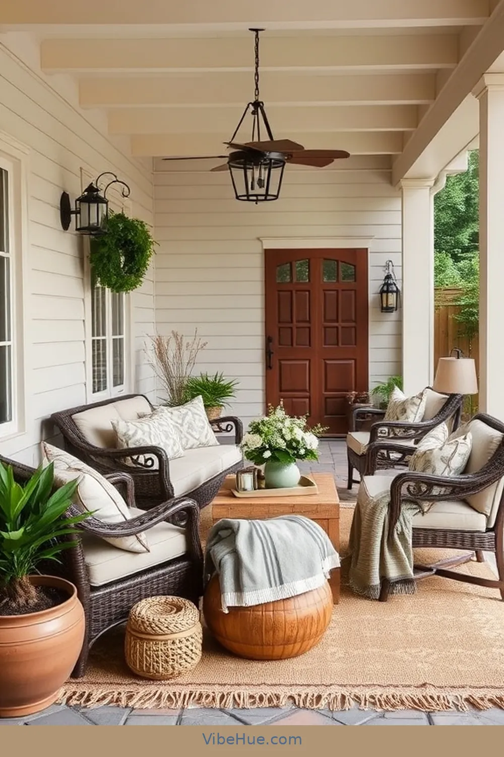 22 Tips for a Holiday Outdoor Patio in Modern Farmhouse Style 2 Choose a Cozy Color Palette for 22 Tips for a Holiday Outdoor Patio in Modern Farmhouse Style