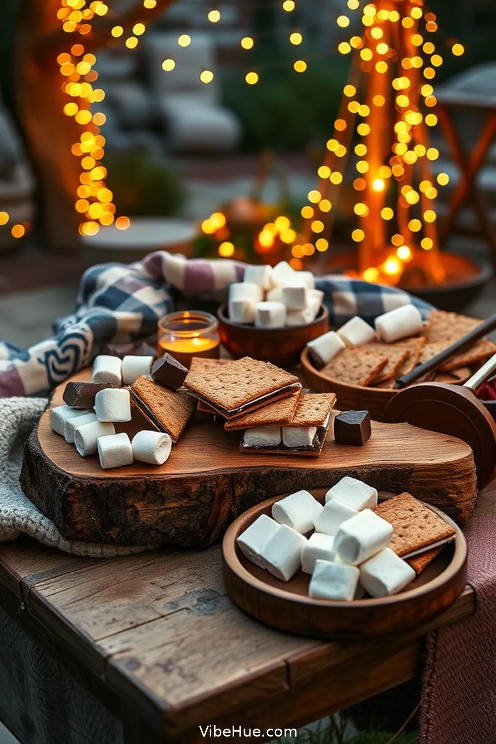 22 Tips for a Holiday Outdoor Patio in Modern Farmhouse Style 22 Create a S’mores Station for 22 Tips for a Holiday Outdoor Patio in Modern Farmhouse Style