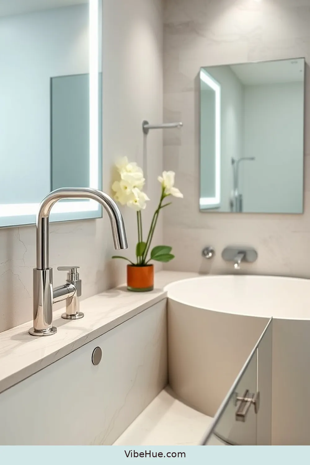 Upgrade to Smart Fixtures for 22 Ways to Achieve a Contemporary Style in Your Spring Bathroom