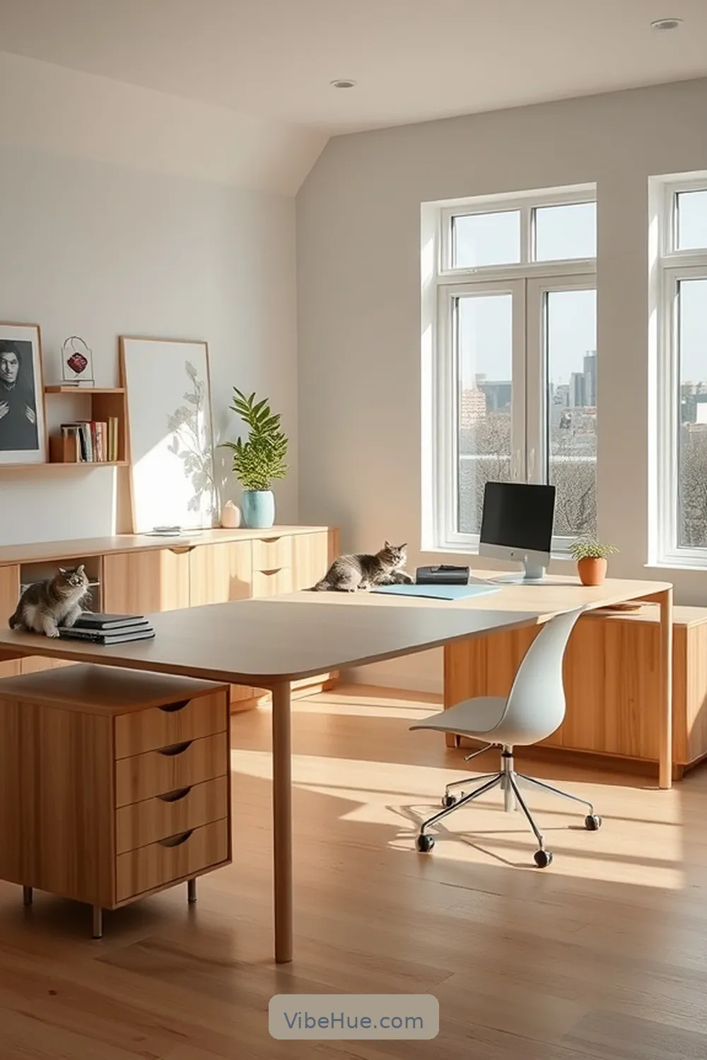 22 Ways to Create a Contemporary Style Spring Home Office 17 Opt for Minimalism for 22 Ways to Create a Contemporary Style Spring Home Office