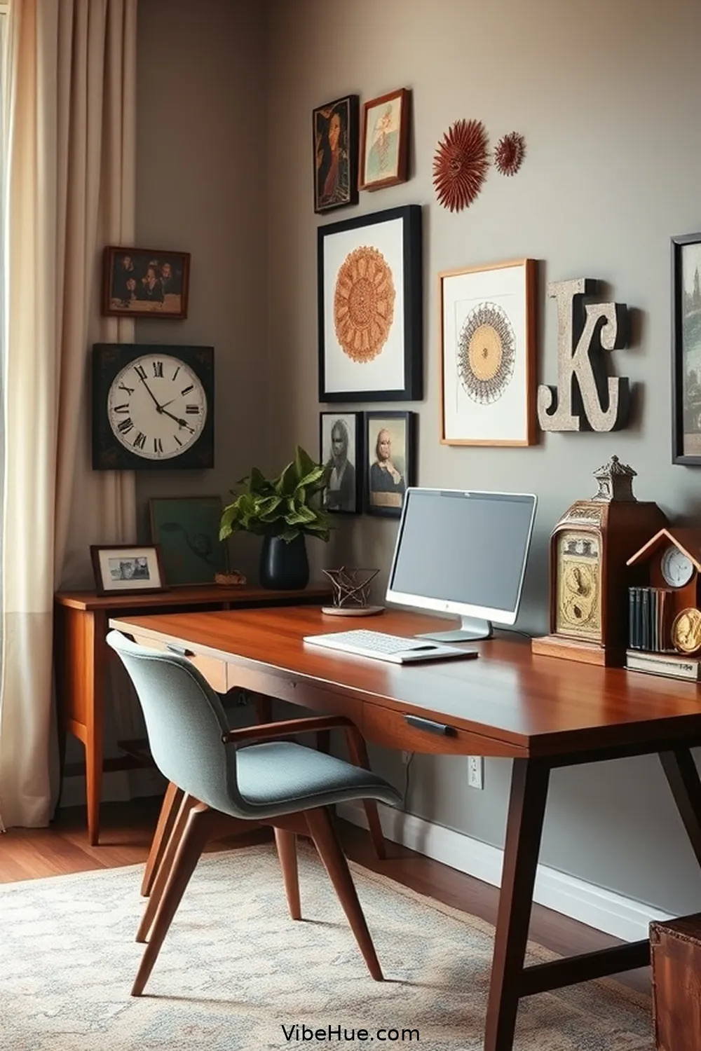 22 Ways to Create a Fall Home Office in Mid-Century Modern Style 10 Integrate Vintage Accessories for 22 Ways to Create a Fall Home Office in Mid-Century Modern Style