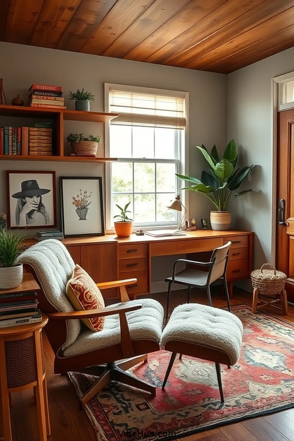 22 Ways to Create a Fall Home Office in Mid-Century Modern Style 22 Mix and Match Furniture Styles for 22 Ways to Create a Fall Home Office in Mid-Century Modern Style