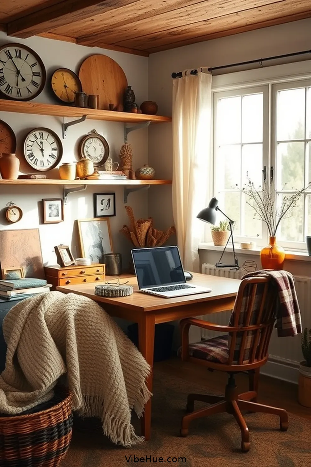 22 Ways to Create a Fall Home Office in Modern Farmhouse Style 17 Choose Farmhouse-Style Accessories for 22 Ways to Create a Fall Home Office in Modern Farmhouse Style