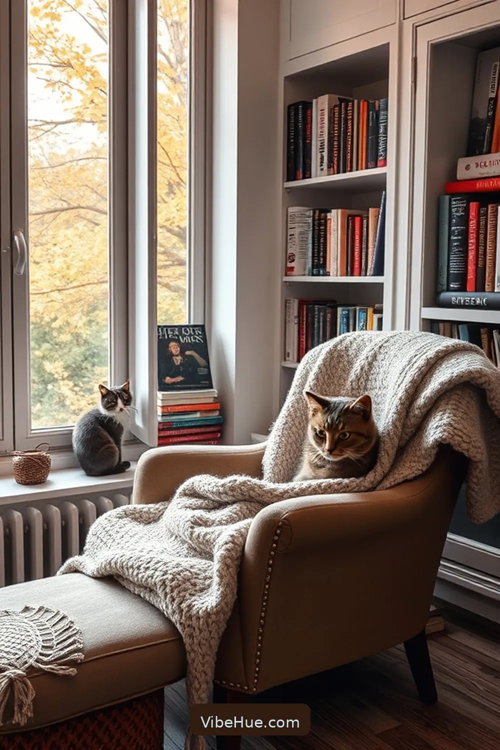 22 Ways to Create a Fall Home Office in Modern Farmhouse Style 13 Create an Inviting Reading Nook for 22 Ways to Create a Fall Home Office in Modern Farmhouse Style