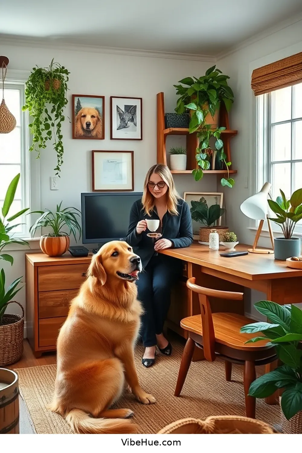 22 Ways to Create a Fall Home Office in Modern Farmhouse Style 2 Embrace Earthy Color Palettes for 22 Ways to Create a Fall Home Office in Modern Farmhouse Style