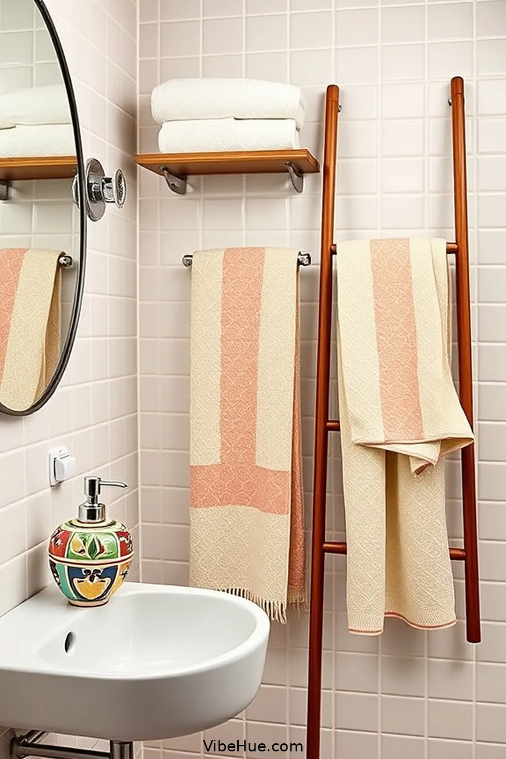 22 Ways to Create a Spring Bathroom in Mid-Century Modern Style 6 Add Vintage Accessories for 22 Ways to Create a Spring Bathroom in Mid-Century Modern Style
