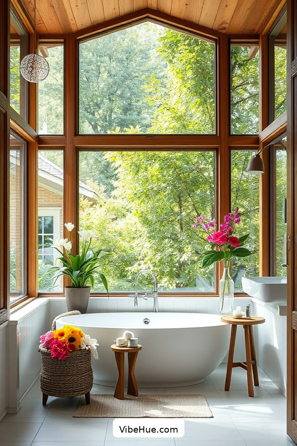 22 Ways to Create a Spring Bathroom in Mid-Century Modern Style 22 Blend Indoor and Outdoor Elements for 22 Ways to Create a Spring Bathroom in Mid-Century Modern Style