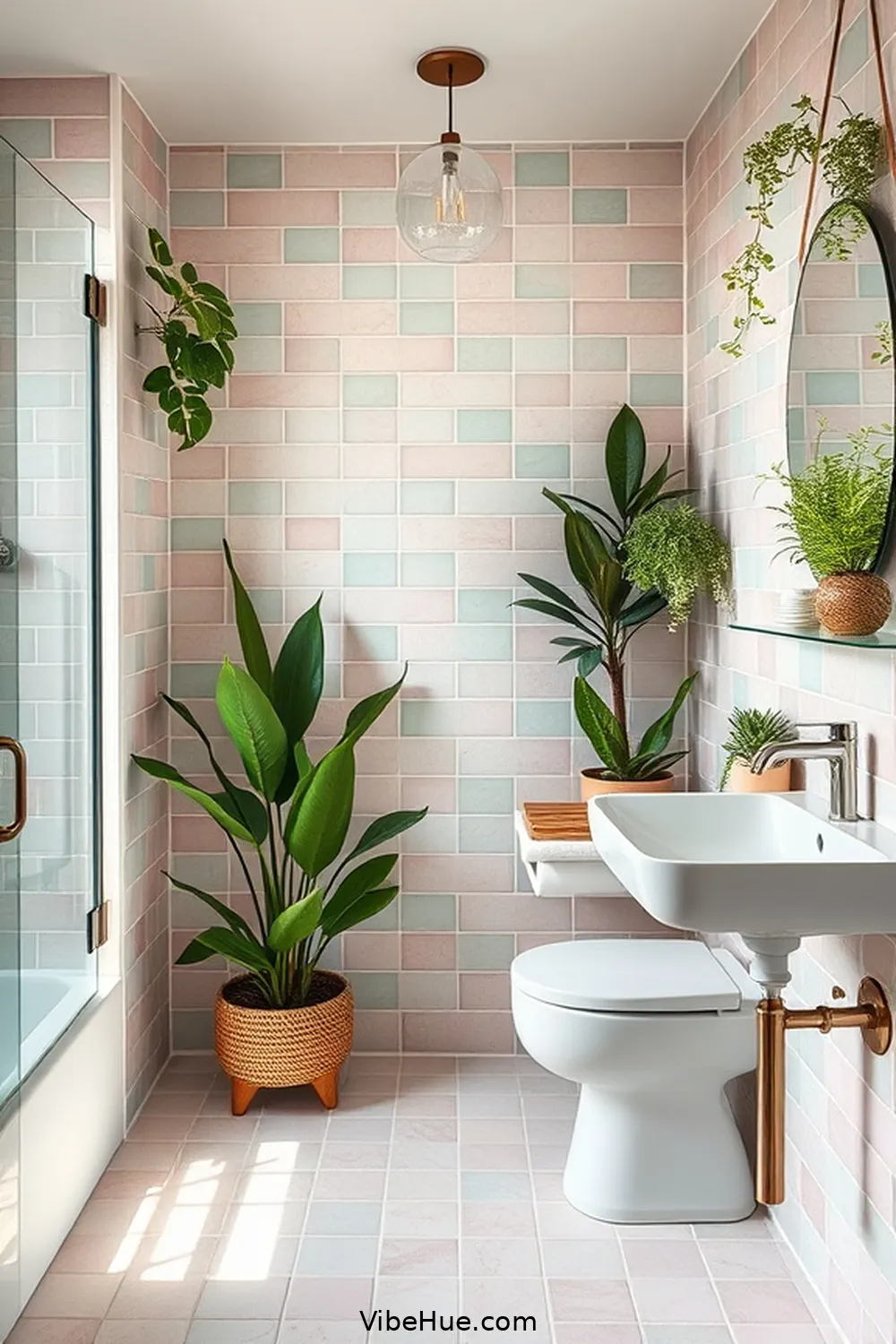 22 Ways to Create a Spring Bathroom in Mid-Century Modern Style 23 Personalize Your Space for 22 Ways to Create a Spring Bathroom in Mid-Century Modern Style