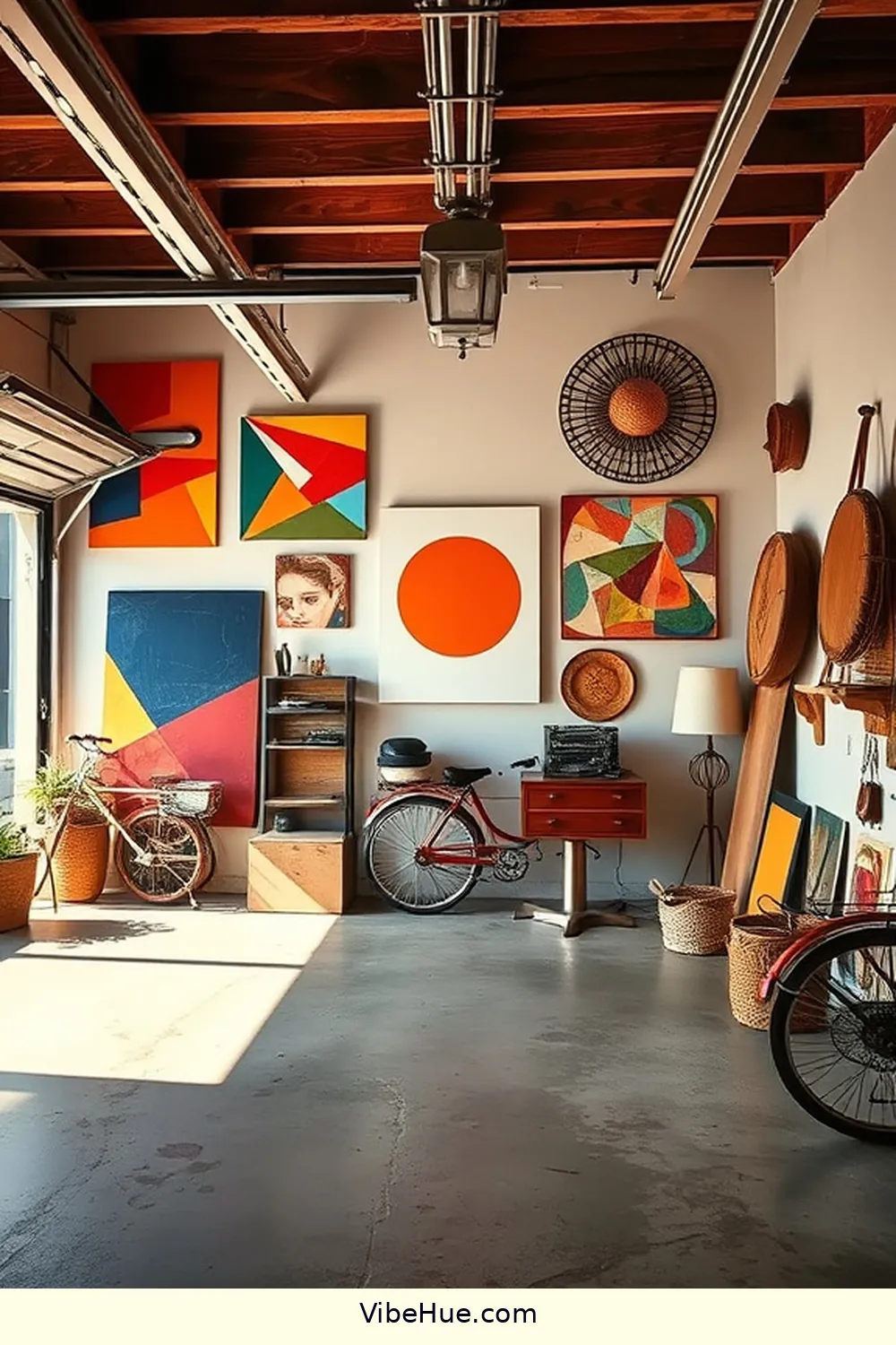 23 Essential Features for Year-Round Mid-Century Modern Style Garage 13 Artistic Wall Displays for 23 Essential Features for Year-Round Mid-Century Modern Style Garage