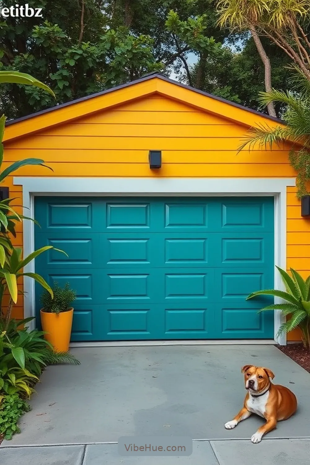 23 Essential Features for Year-Round Mid-Century Modern Style Garage 3 Bold Color Palette for 23 Essential Features for Year-Round Mid-Century Modern Style Garage