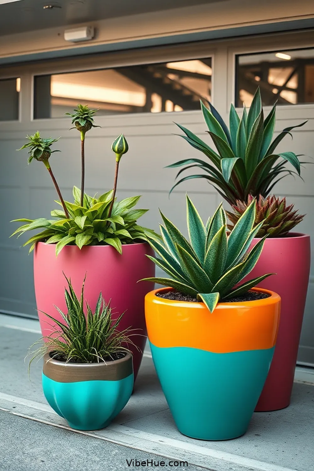 23 Essential Features for Year-Round Mid-Century Modern Style Garage 16 Decorative Planters for 23 Essential Features for Year-Round Mid-Century Modern Style Garage