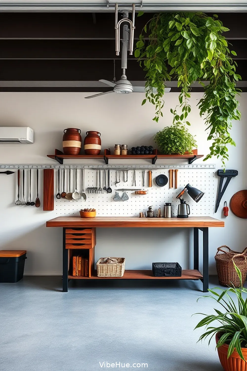 23 Essential Features for Year-Round Mid-Century Modern Style Garage 11 Functional Workbench Designs for 23 Essential Features for Year-Round Mid-Century Modern Style Garage