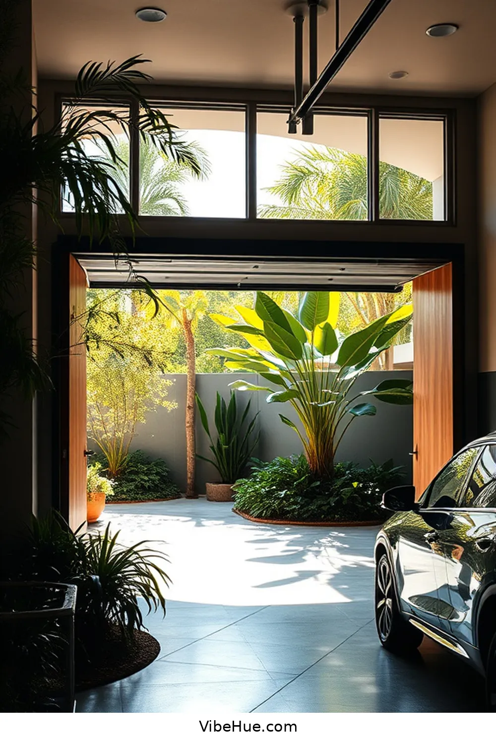 23 Essential Features for Year-Round Mid-Century Modern Style Garage 15 Indoor-Outdoor Flow for 23 Essential Features for Year-Round Mid-Century Modern Style Garage