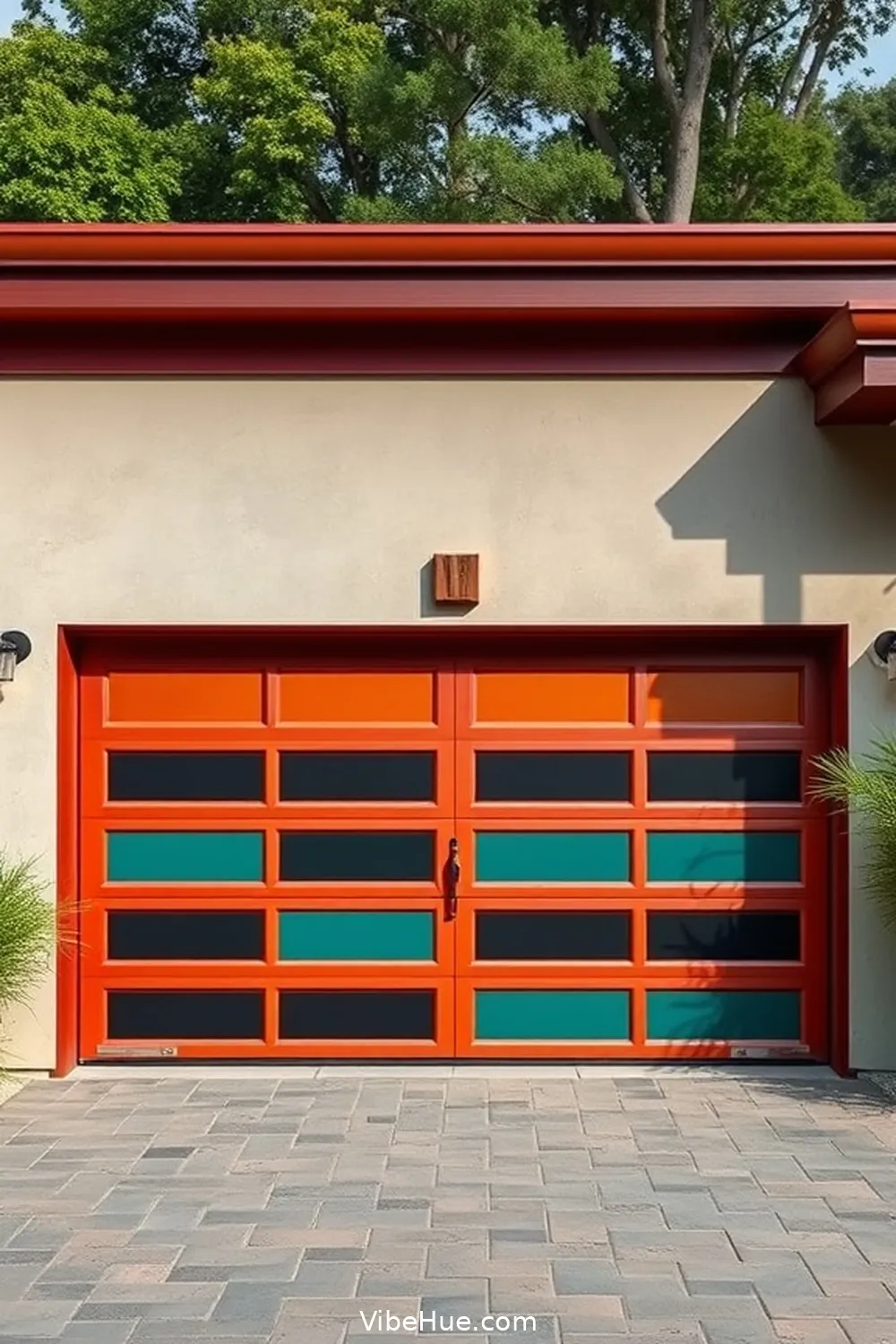 23 Essential Features for Year-Round Mid-Century Modern Style Garage 10 Vintage-Inspired Garage Door for 23 Essential Features for Year-Round Mid-Century Modern Style Garage