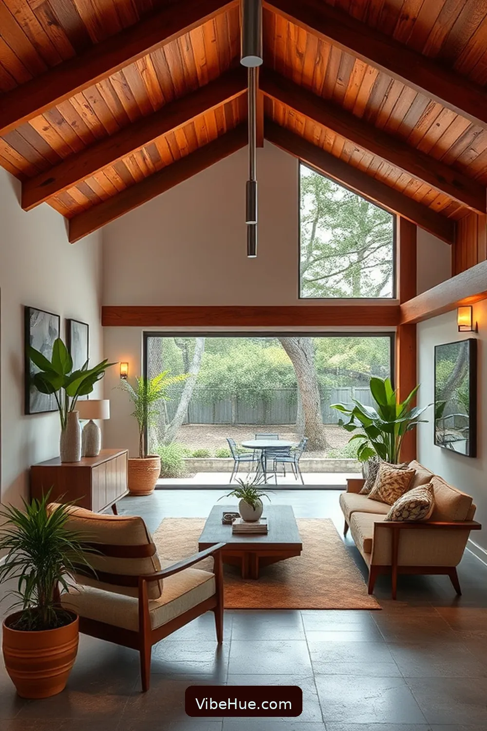 23 Essential Features for Year-Round Mid-Century Modern Style Garage 22 Warm Wood Accents for 23 Essential Features for Year-Round Mid-Century Modern Style Garage
