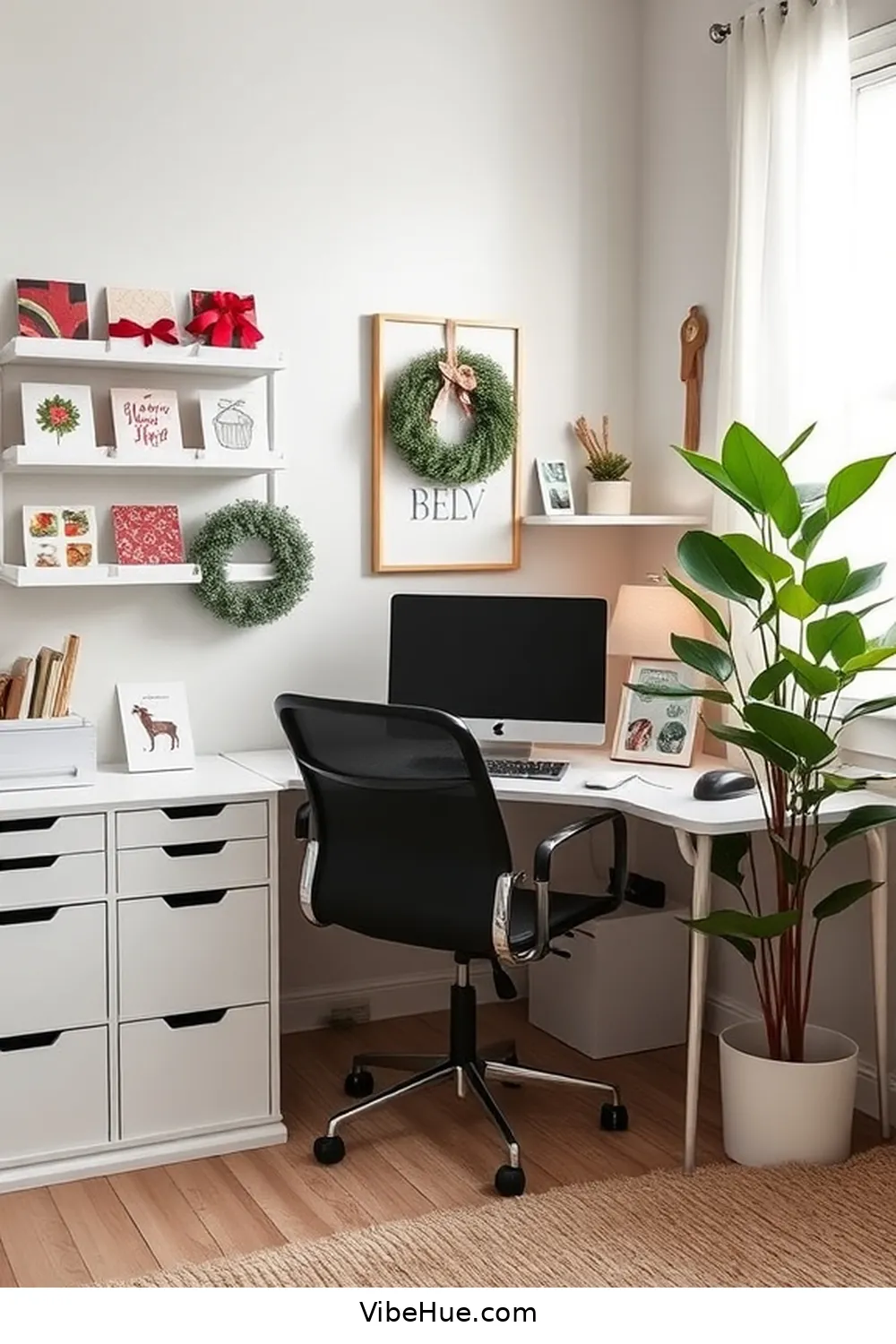 23 Essential Tips for a Minimalist Style Holiday Home Office 23 22. Keep Holiday Cards Organized for 23 Essential Tips for a Minimalist Style Holiday Home Office