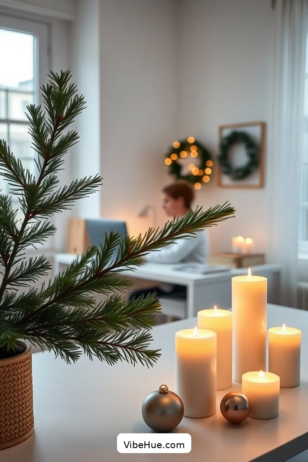23 Essential Tips for a Minimalist Style Holiday Home Office 6 5. Limit Holiday Decorations for 23 Essential Tips for a Minimalist Style Holiday Home Office