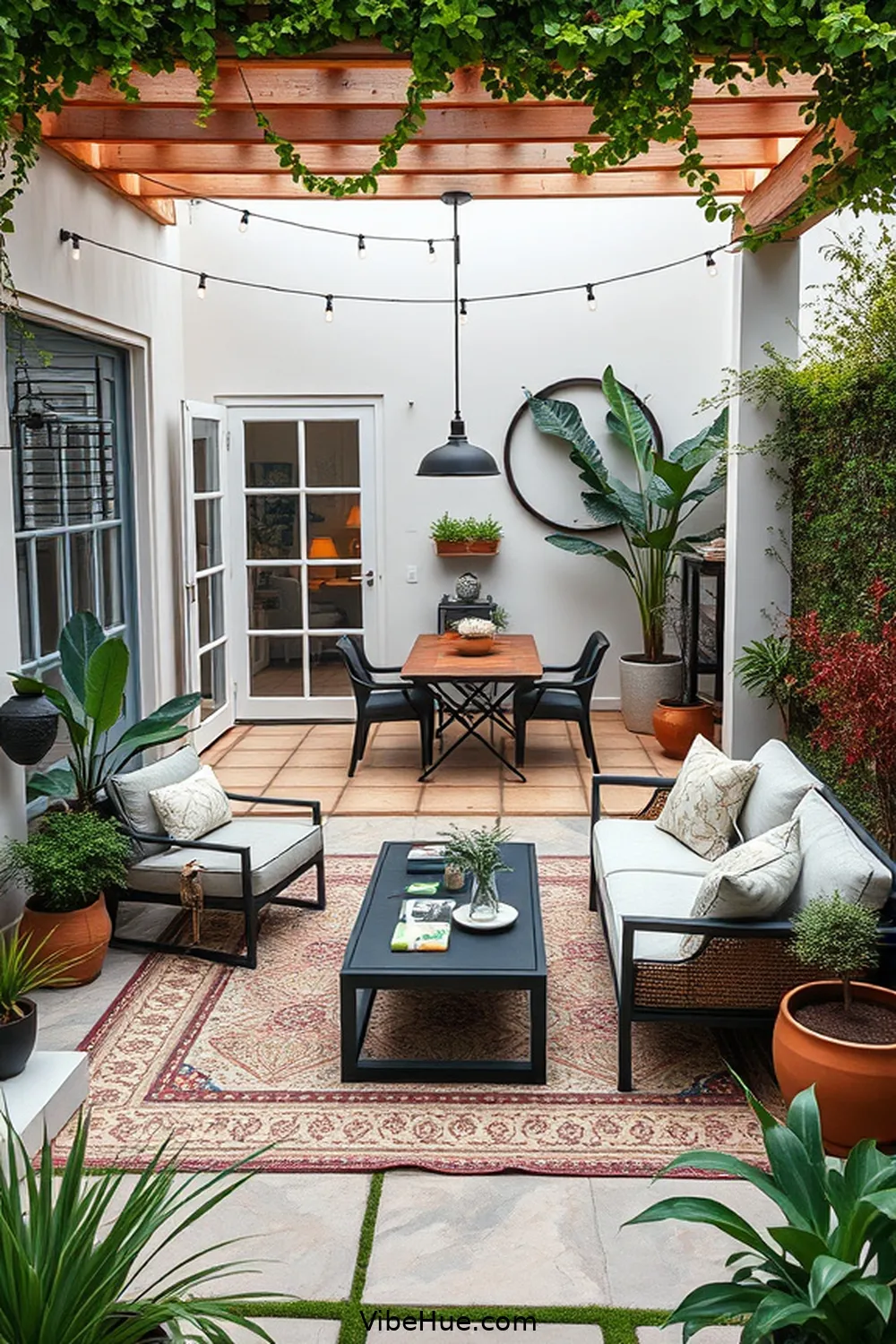 Create Zones for Different Activities for 23 Essential Tips for a Minimalist Style Spring Outdoor Patio