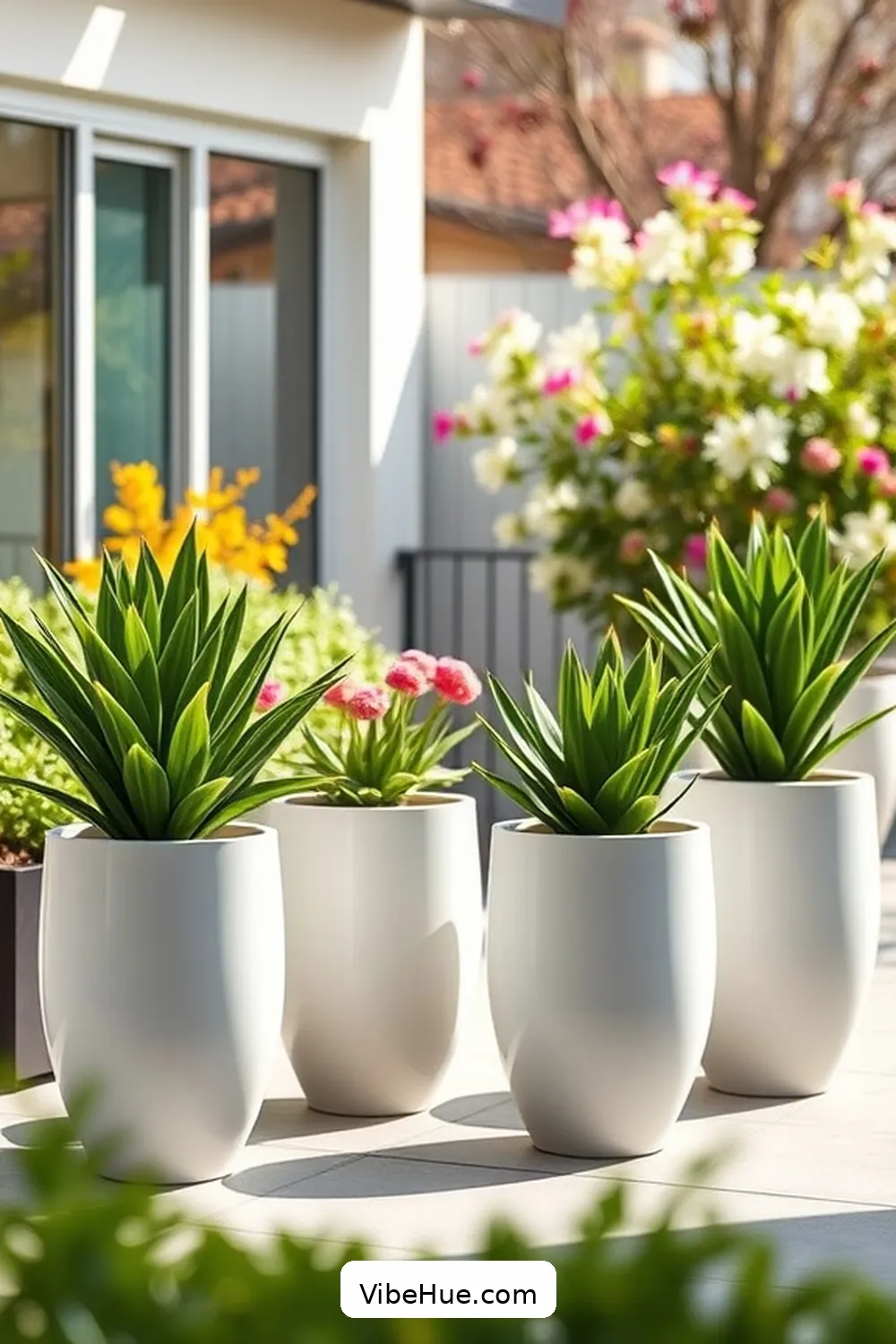 Incorporate Minimalist Planters for 23 Essential Tips for a Minimalist Style Spring Outdoor Patio