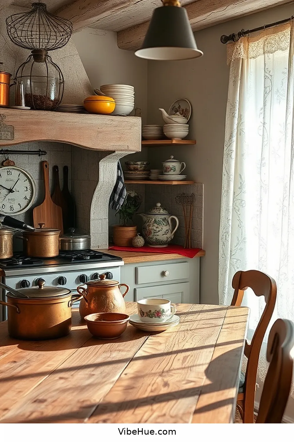 23 Key Elements for a Winter Kitchen in Traditional Style 13 Antique or Vintage Accents for 23 Key Elements for a Winter Kitchen in Traditional Style