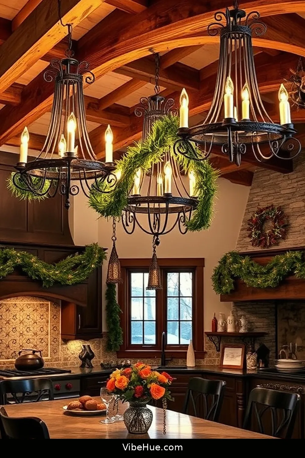 23 Key Elements for a Winter Kitchen in Traditional Style 9 Decorative Lighting Fixtures for 23 Key Elements for a Winter Kitchen in Traditional Style