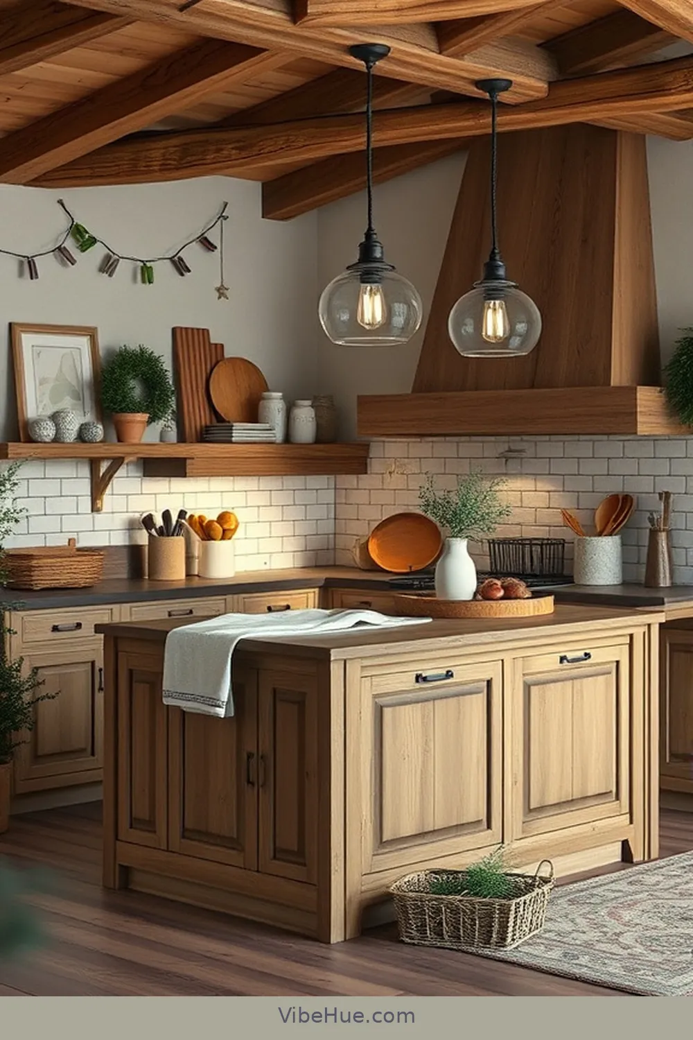 23 Key Elements for a Winter Kitchen in Traditional Style 10 Functional Island for 23 Key Elements for a Winter Kitchen in Traditional Style