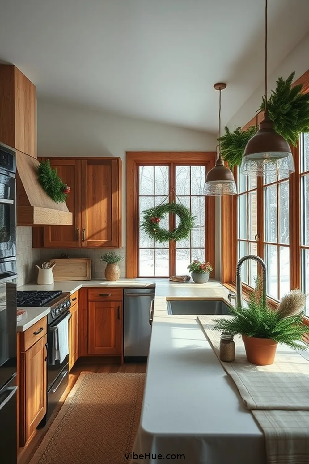 23 Key Elements for a Winter Kitchen in Traditional Style 23 Natural Light Enhancements for 23 Key Elements for a Winter Kitchen in Traditional Style