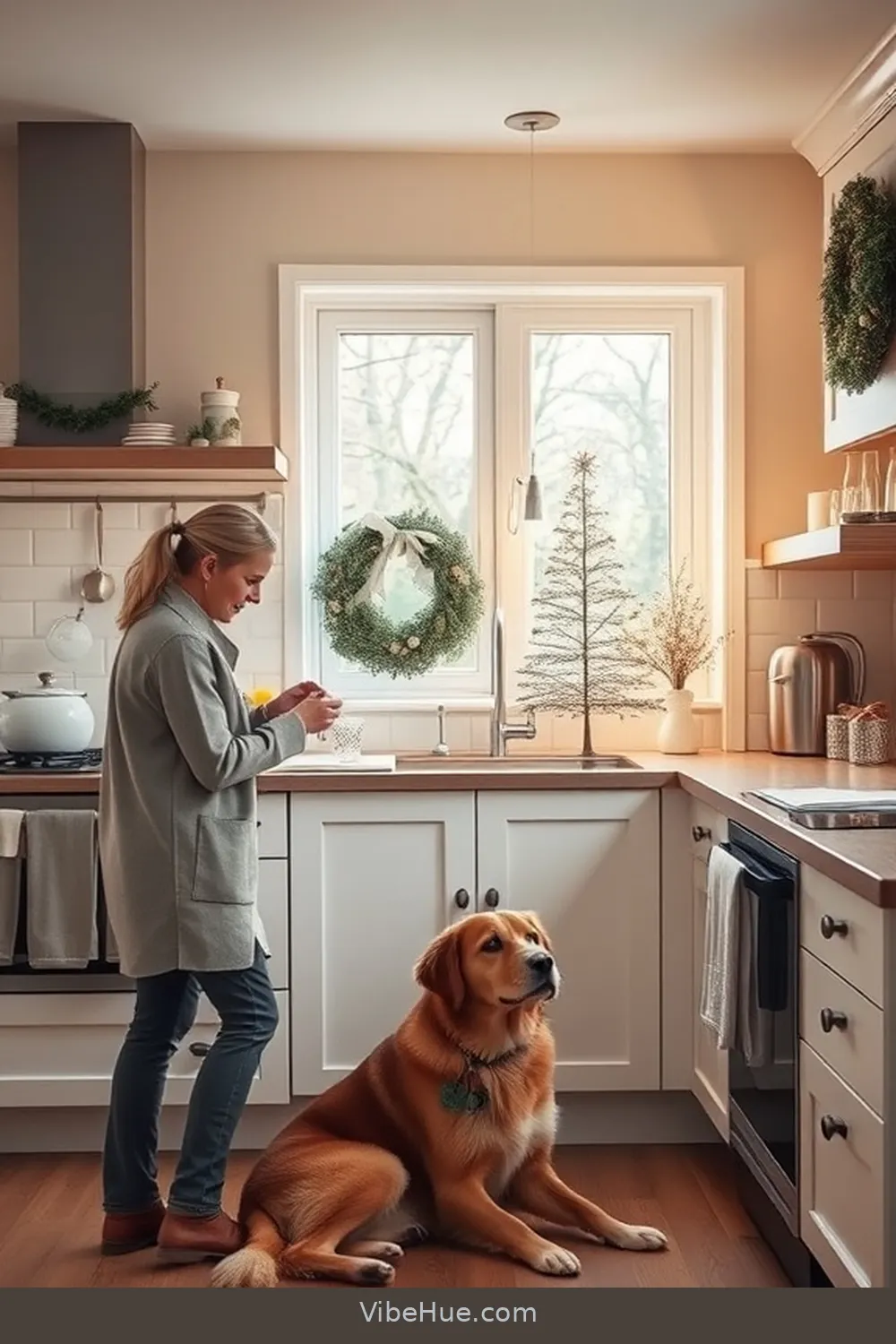 23 Minimalist Holiday Kitchen Decor Ideas 4 3. Neutral Color Palette for 23 Minimalist Holiday Kitchen Decor Ideas
