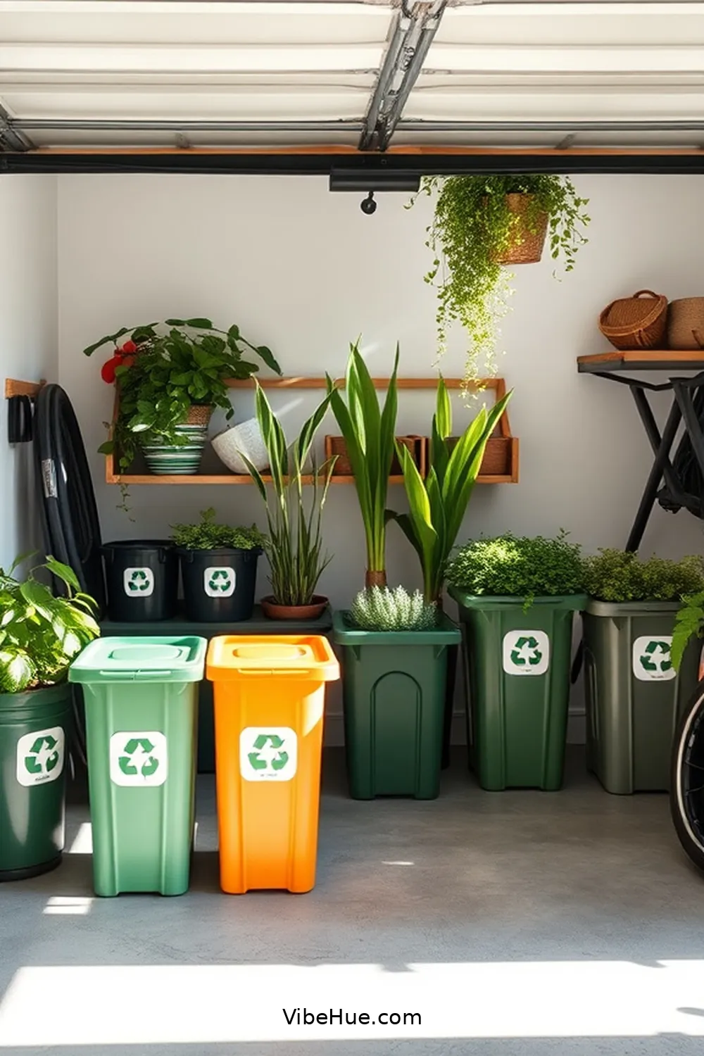 23 Must-Have Features for a Year-Round Minimalist Garage Style 22 Designated Recycling Area for 23 Must-Have Features for a Year-Round Minimalist Garage Style