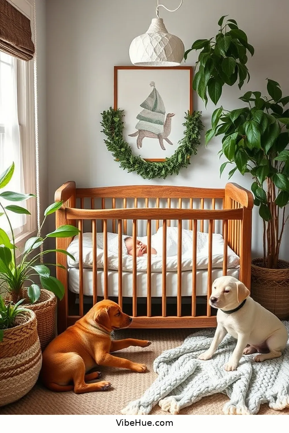 23 Tips for a Modern Farmhouse Style Winter Nursery 13 12. Add a Touch of Greenery for 23 Tips for a Modern Farmhouse Style Winter Nursery