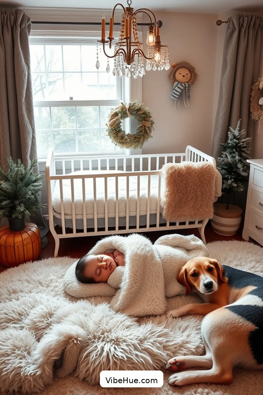 23 Tips for a Modern Farmhouse Style Winter Nursery 14 13. Use Faux Fur Accents for 23 Tips for a Modern Farmhouse Style Winter Nursery