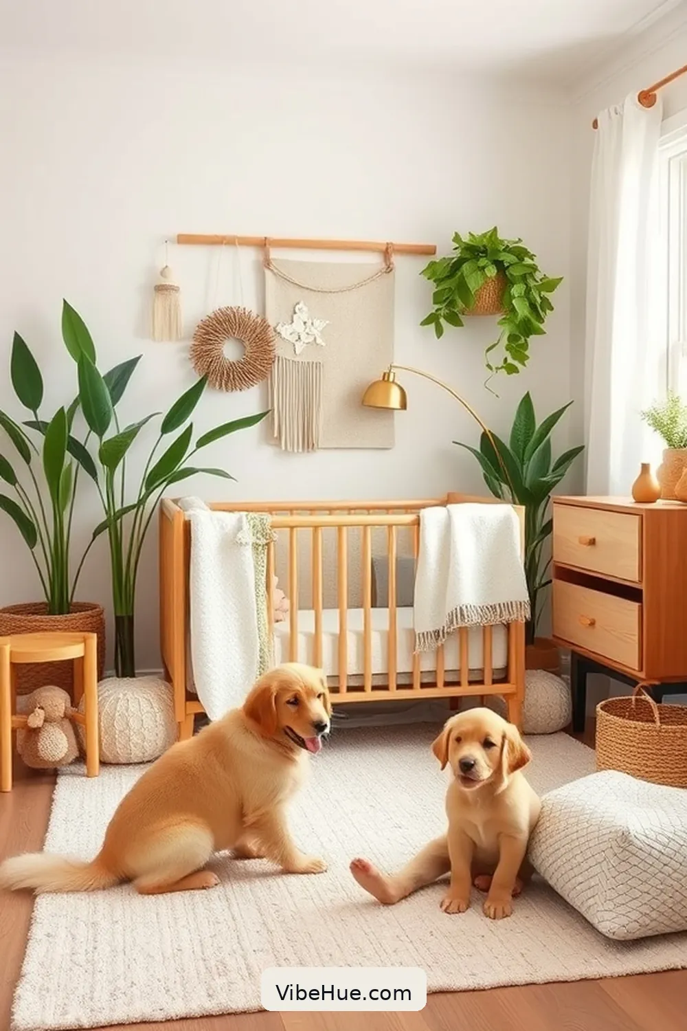 23 Tips for a Modern Farmhouse Style Winter Nursery 3 2. Incorporate Natural Materials for 23 Tips for a Modern Farmhouse Style Winter Nursery