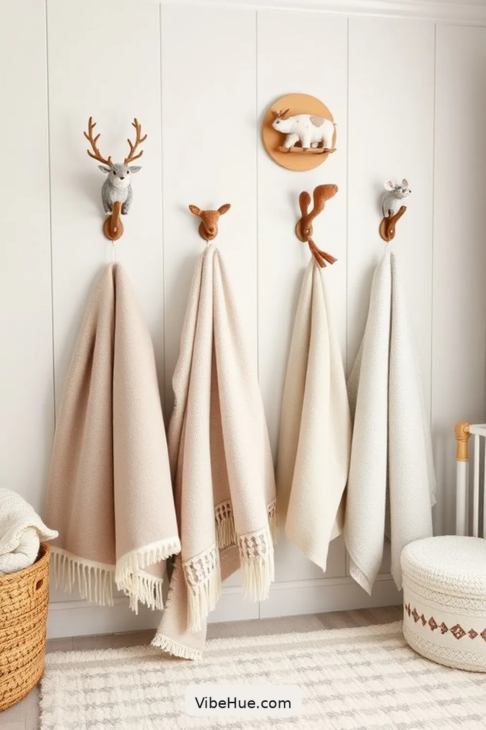 23 Tips for a Modern Farmhouse Style Winter Nursery 21 20. Include Charming Wall Hooks for 23 Tips for a Modern Farmhouse Style Winter Nursery