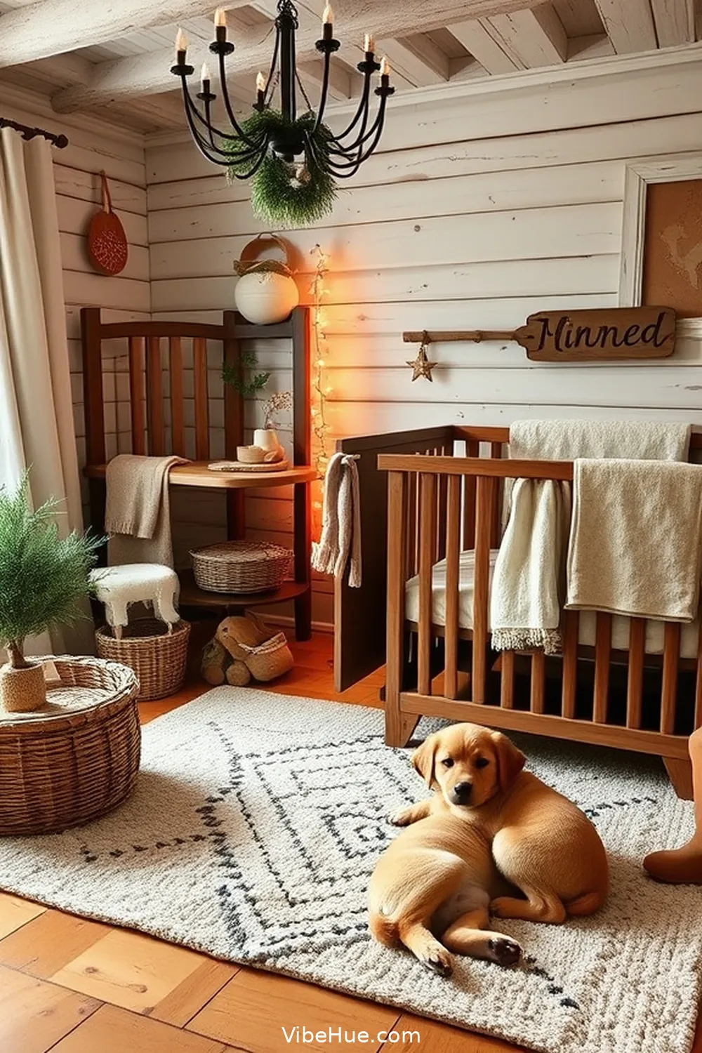 23 Tips for a Modern Farmhouse Style Winter Nursery 4 3. Opt for Rustic Furniture for 23 Tips for a Modern Farmhouse Style Winter Nursery