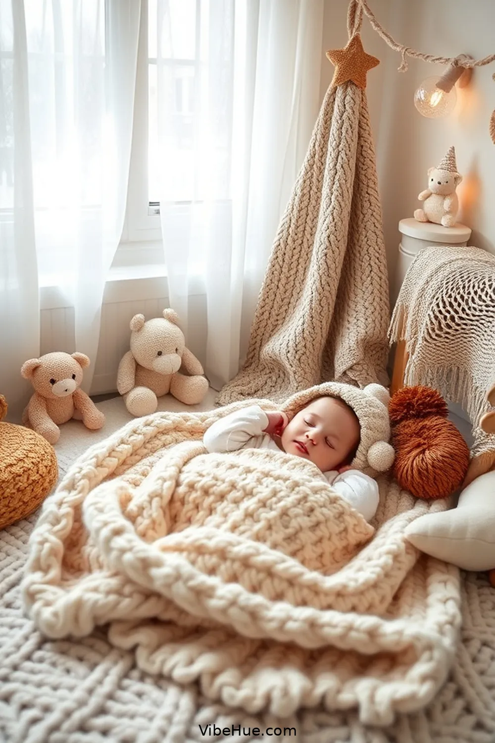 23 Tips for a Modern Farmhouse Style Winter Nursery 5 4. Add Cozy Textiles for 23 Tips for a Modern Farmhouse Style Winter Nursery
