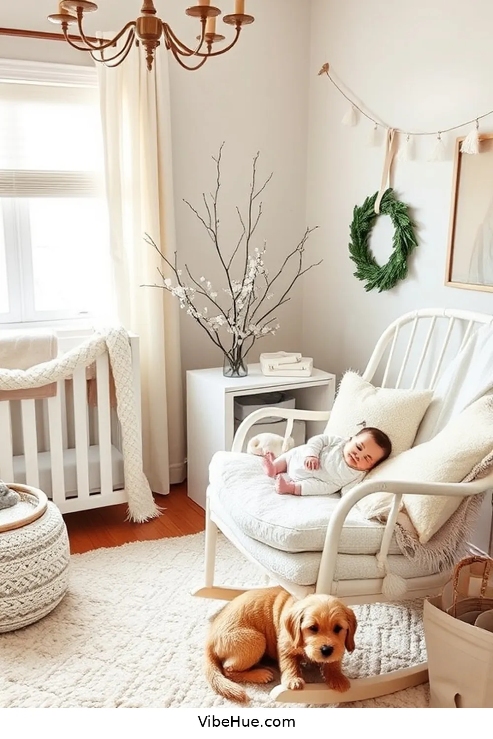 23 Tips for a Modern Farmhouse Style Winter Nursery 6 5. Utilize Layered Bedding for 23 Tips for a Modern Farmhouse Style Winter Nursery