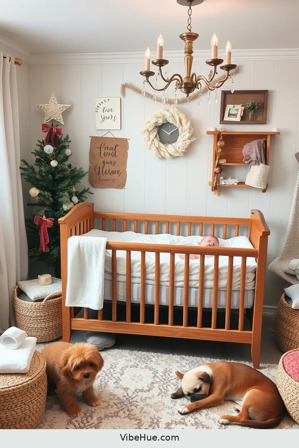 23 Tips for a Modern Farmhouse Style Winter Nursery 9 8. Use Vintage Finds for 23 Tips for a Modern Farmhouse Style Winter Nursery
