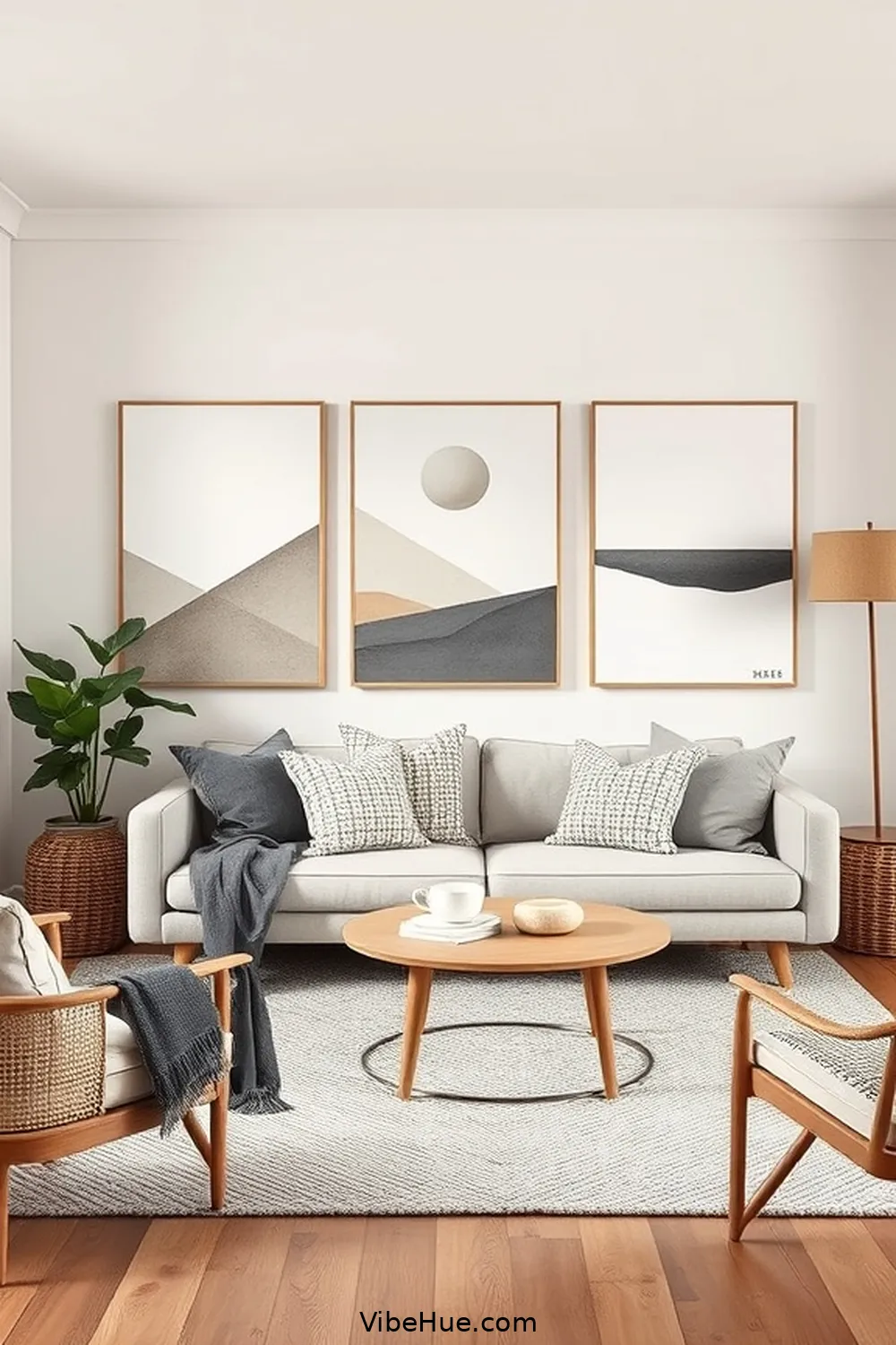 23 Tips for a Year-Round Scandinavian Style Living Room 9 Add Scandinavian-Inspired Artwork for 23 Tips for a Year-Round Scandinavian Style Living Room