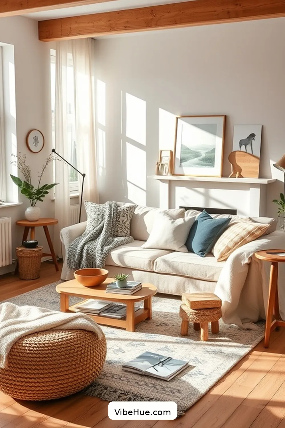23 Tips for a Year-Round Scandinavian Style Living Room 15 Display Personal Items Thoughtfully for 23 Tips for a Year-Round Scandinavian Style Living Room